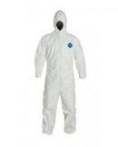 Tyvek Coverall with Hood, Elastic Ankle & Wrist (Click for Sizes)
