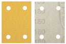 3" x 4" Hook & Loop 4 Hole Vacuum Paper Sheets (Click to Select Grit)