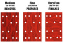 3 1/8” X 5 ¼” Hook & Loop Foam Pad (Select 6 Pad Variety Pack)