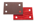 3″ X 4″ Hook & Loop Foam Pads (4 Hole) – 5mm Flat