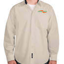 Mens Branded Long Sleeve Easy Care Shirt