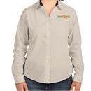 Womens Branded Long Sleeve Easy Care Shirt