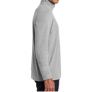 Mens Lightweight Tri-Blend Quarter Zip Performance Shirt